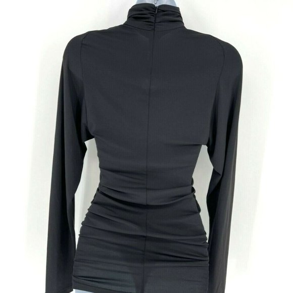 Isabel Marant Black Georgina Long Sleeve Blouse 38 - Picture 3 of 11